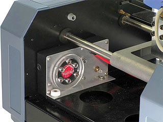 Fourth Axis 15HR installed with optional magnetic faceplate